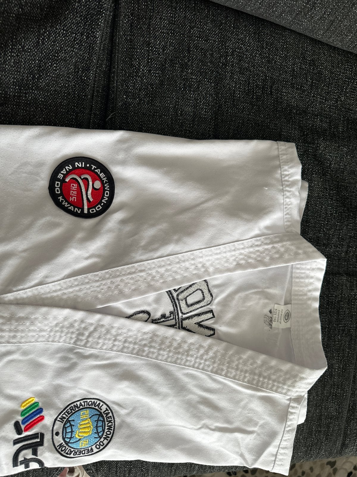 Taekwondo pak - Maat 190, Gebruikt, Taekwondo, Vechtsportpak, Groter dan maat XL