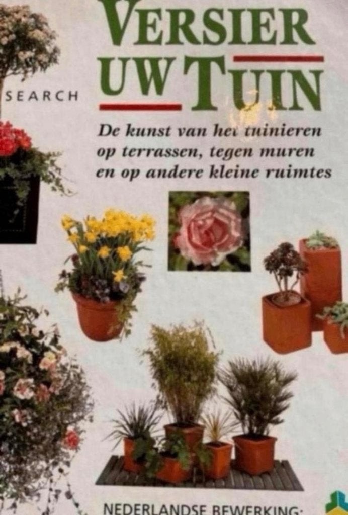 Versier uw tuin Wim Oudshoorn - G. Search, Verzenden, Zo goed als nieuw, Tuinieren en Tuinplanten