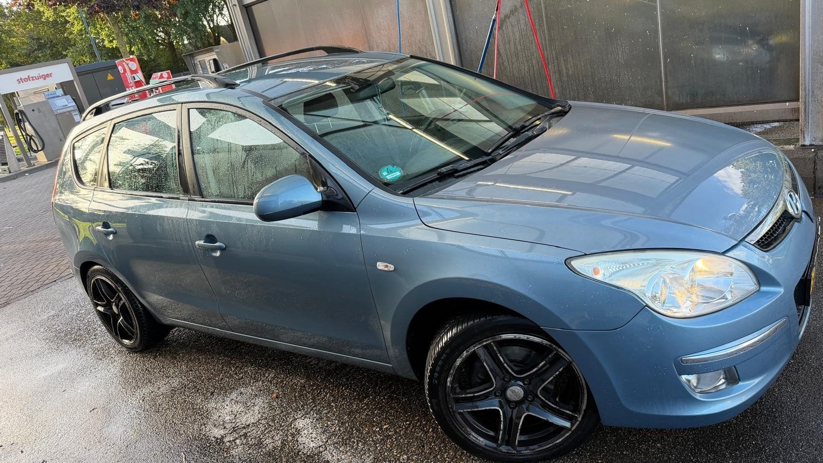 Hyundai i30 1.6 I Cvvt Crosswagon 2008 Blauw, Auto's, Voorwielaandrijving, 1591 cc, 4 cilinders, Blauw