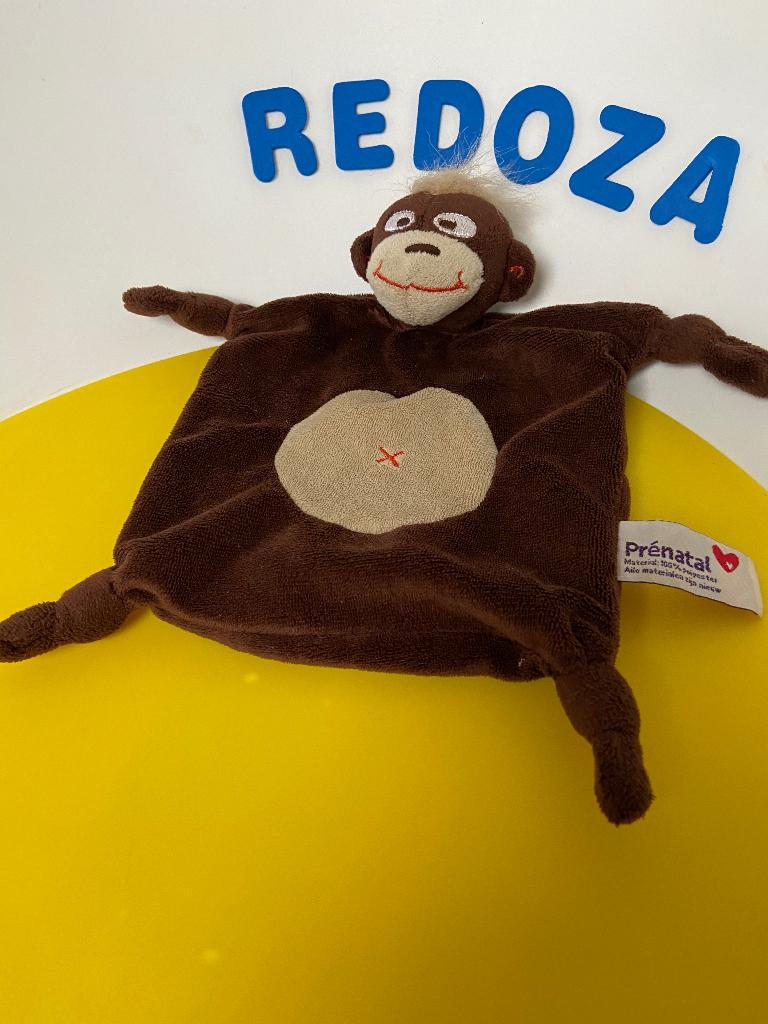 5172 prenatal aap aapje bruin, Kinderen en Baby's, Speelgoed | Knuffels en Pluche, Ophalen of Verzenden, Zo goed als nieuw, Overige typen