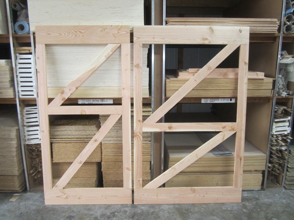 deurframes douglas voor overkapping of tuinhuis, Doe-het-zelf en Verbouw, Deuren en Horren, Ophalen, 80 tot 100 cm, Nieuw, Buitendeur