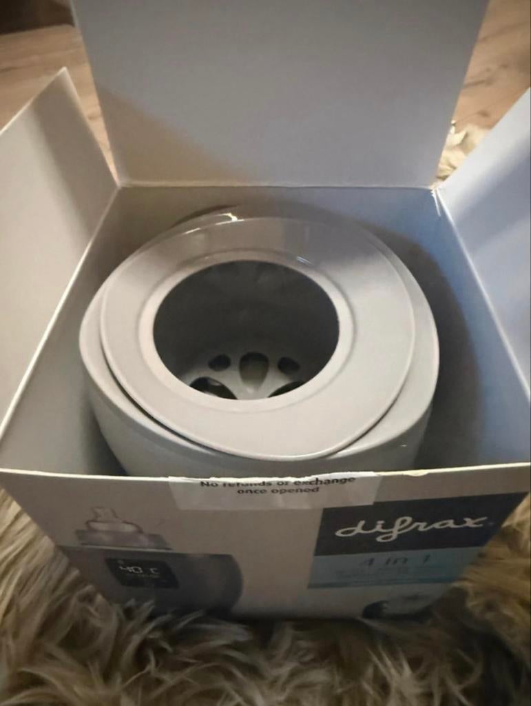 Difrax 4 in 1 Flessenwarmer - Zo goed als nieuw!, Kinderen en Baby's, Babyvoeding en Toebehoren, Ophalen of Verzenden, Zo goed als nieuw
