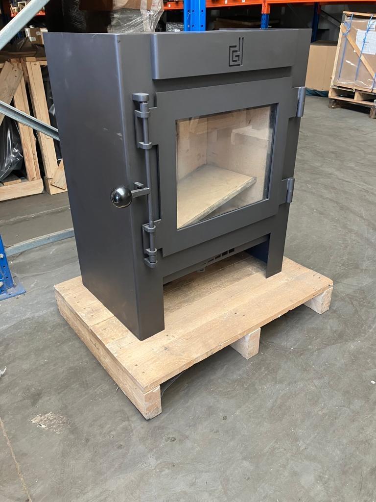 STUNTPRIJS houtkachels gebruikte dik geurts jannik large, Huis en Inrichting, Kachels, Ophalen, Gebruikt, Houtkachel, Vrijstaand