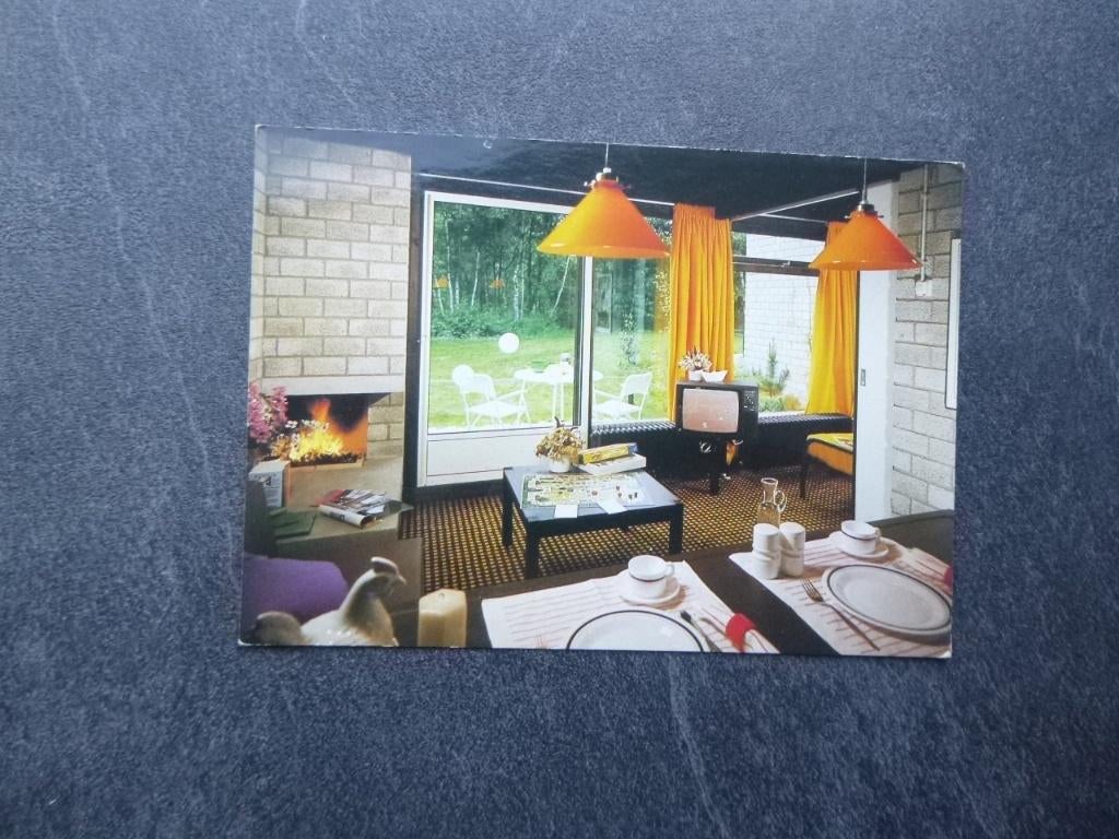 Reuver, de Lommerbergen, interieur huisje 1982, Verzenden, 1980 tot heden, Gelopen, Zuid-Holland