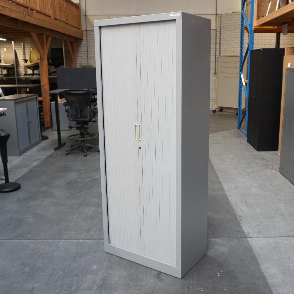 WPD Roldeurkast | Archiefkast | 198x80x45 cm | Lichtgrijs