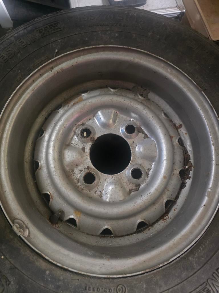 Volkswagen Kever set van 2 verbreede velgen ligt 195 70 14, Ophalen, Vw, Velgen, Kever