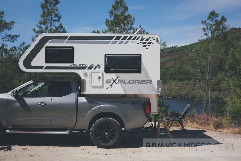 Nieuw! pick-up Afzetunit - camperunit EXPLORER Bivakcampers, Overige merken, Buscamper of Camperbus, Particulier, Tot en met 4