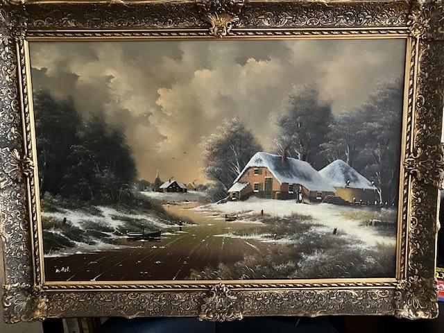 Schilderij van Van Ast, Antiek en Kunst, Kunst | Schilderijen | Klassiek, Ophalen