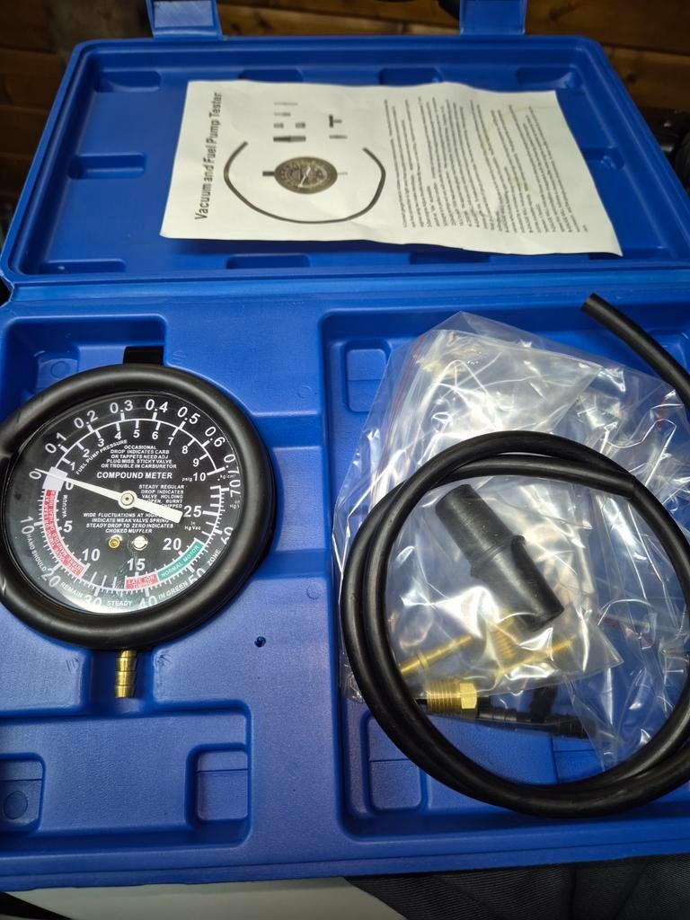 Datona Vacuüm Meter Set - Zo goed als nieuw, Auto diversen, Autogereedschap, Ophalen of Verzenden, Zo goed als nieuw