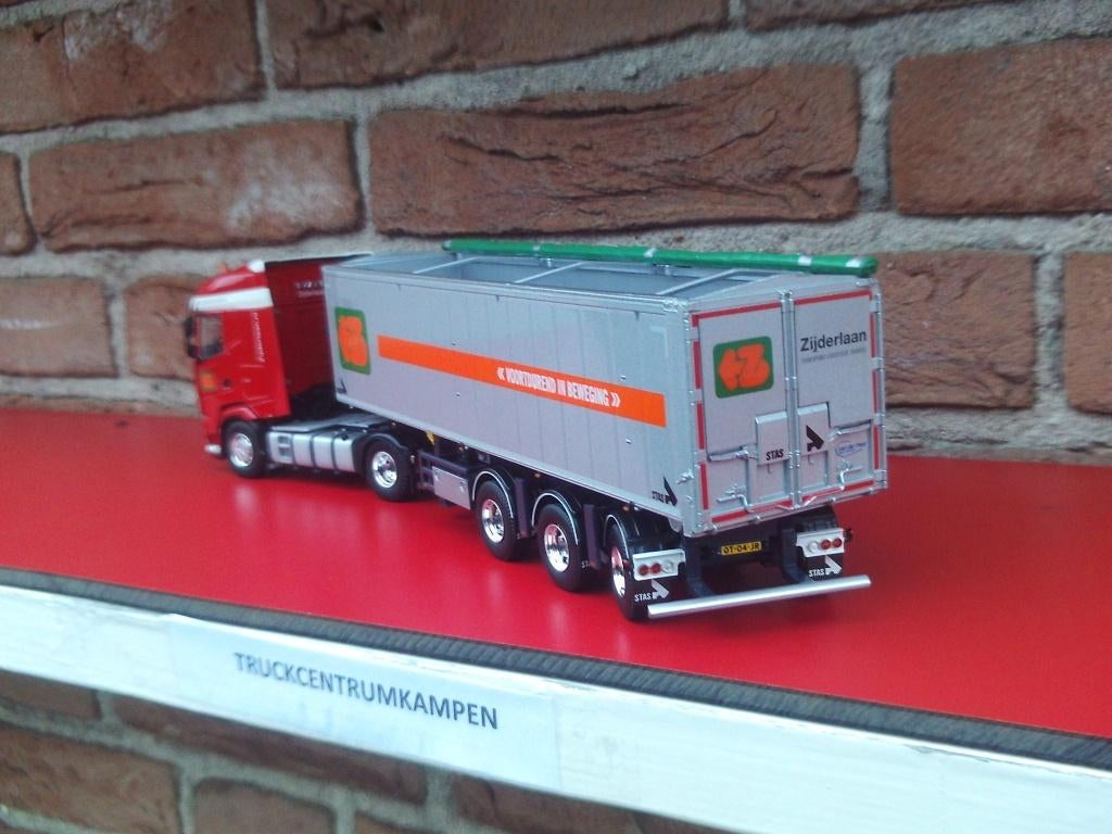 Tekno  Daf  XG   4 x 2  met  Stas  kipper  van  Zijderlaan., Ophalen of Verzenden, Nieuw, Bus of Vrachtwagen, Tekno