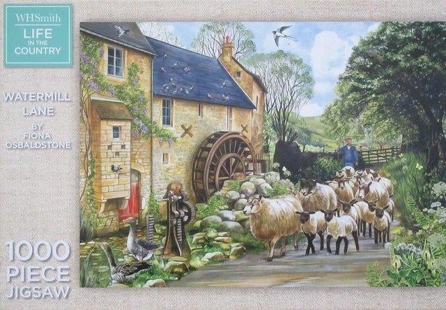 Jigsaw Puzzle Watermill Lane 1000 Stukjes, Ophalen of Verzenden, 500 t/m 1500 stukjes, Nieuw