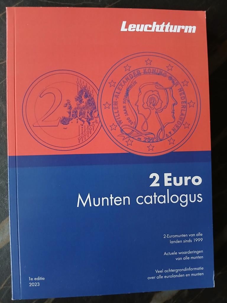 2 Euro Munten Catalogus 2023 - 1e Editie, Postzegels en Munten, Ophalen of Verzenden, Boek of Naslagwerk
