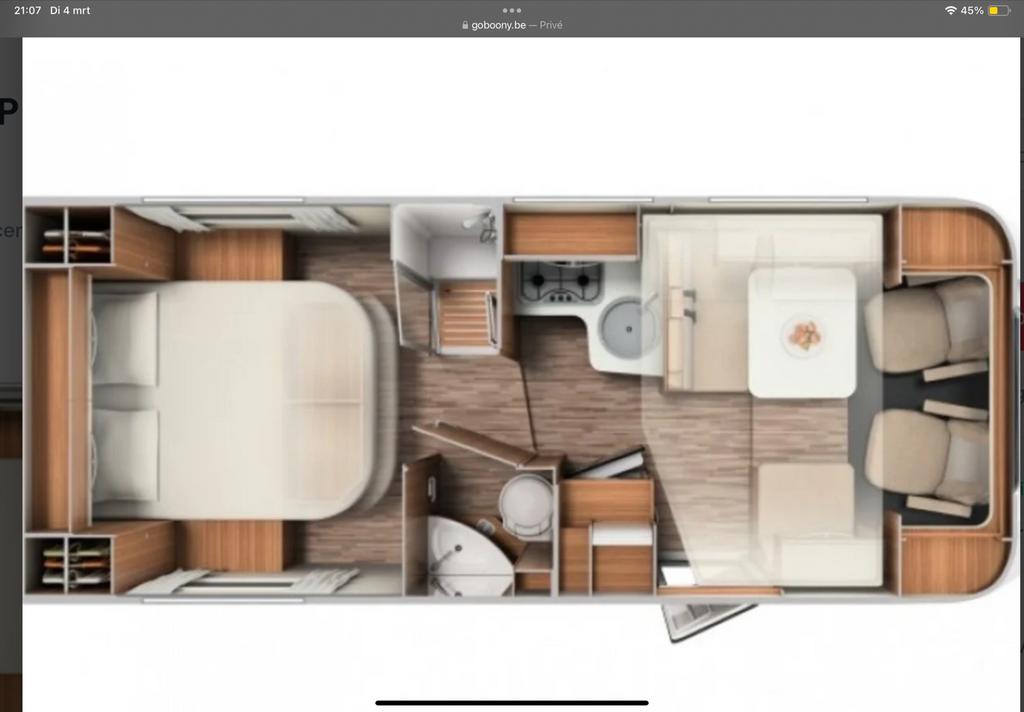 Hymer Carado T449 Camper met Queensbed en hefbed, Startonderbreker, Ringverwarming, Fiat, 7 tot 8 meter