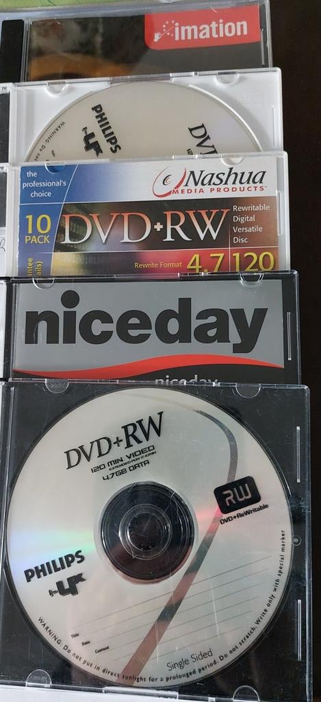 25 beschrijfbare en herschrijfbare DVD's, Computers en Software, Beschrijfbare discs, Ophalen of Verzenden, Nieuw, Dvd