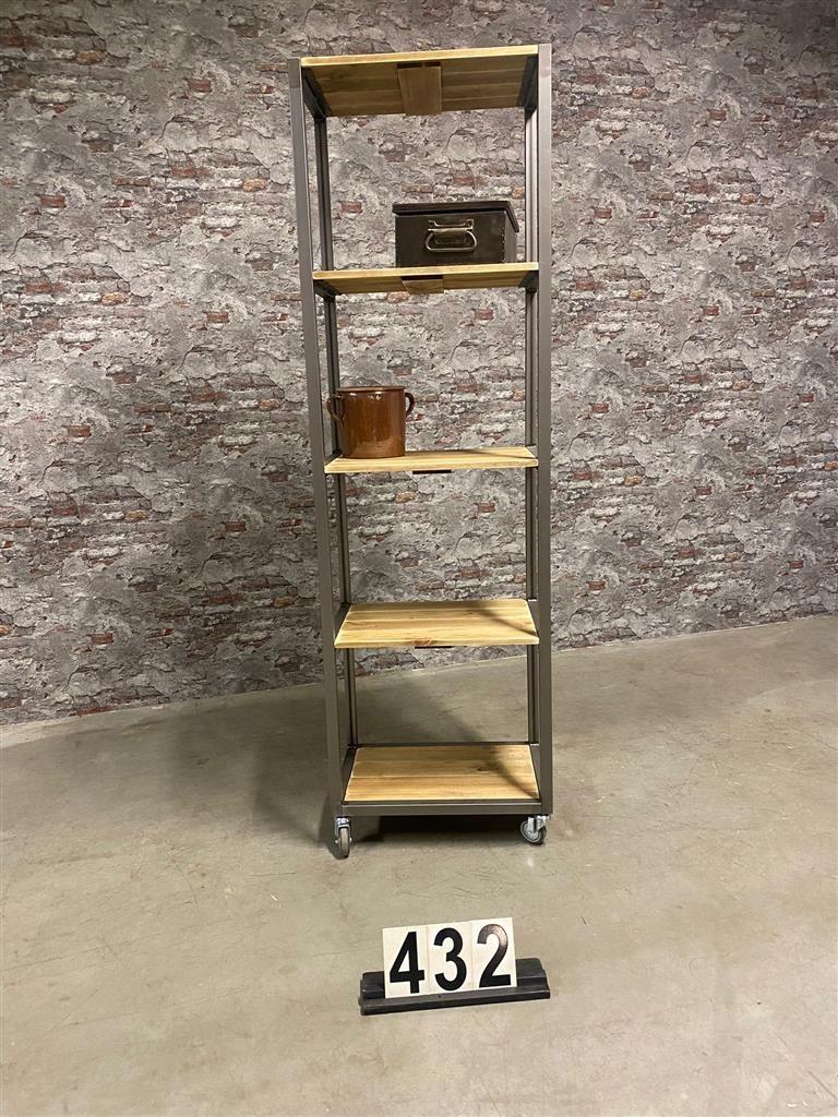 Industrieel retro rek nr.432, Info@antiekgroothandel.com, Nieuw, Ophalen of Verzenden, 7602RG