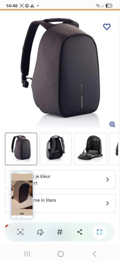 Te koop! Heliox XD merk Rugzak., Eén persoon