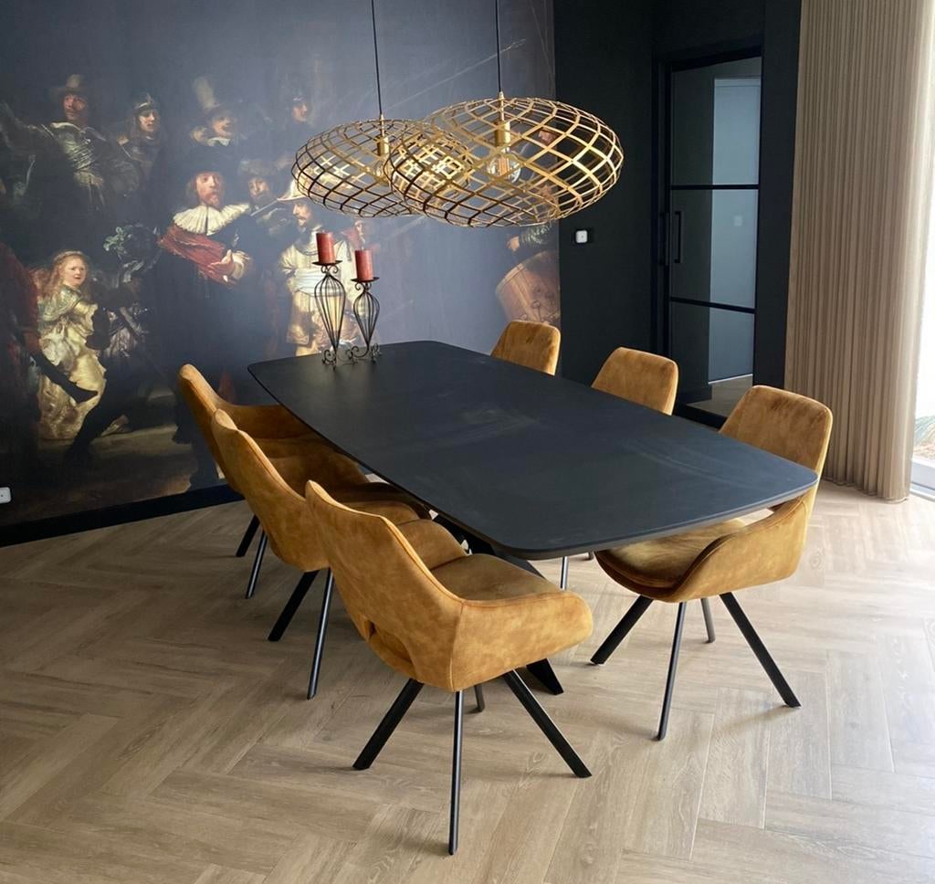 Deensovaal Deens ovaal eiken tafel meubelmaker, Ophalen of Verzenden, Nieuw, Overige vormen