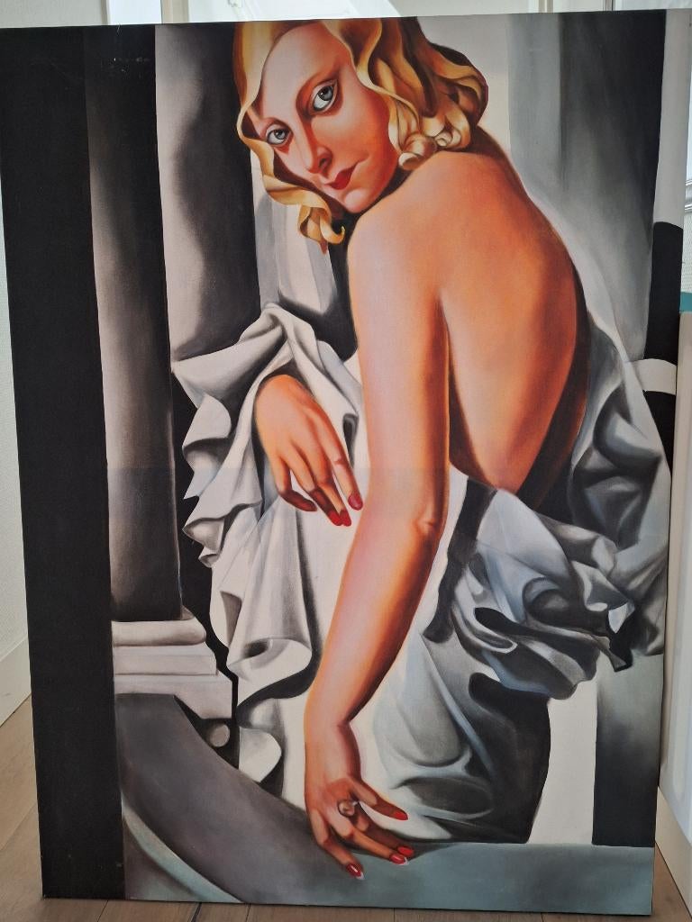 schilderij repro van Tamara de Lempicka, Antiek en Kunst, Ophalen
