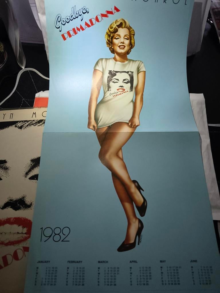 Marilyn Monroe lp's met kalender, Ophalen of Verzenden, Gebruikt, 12 inch