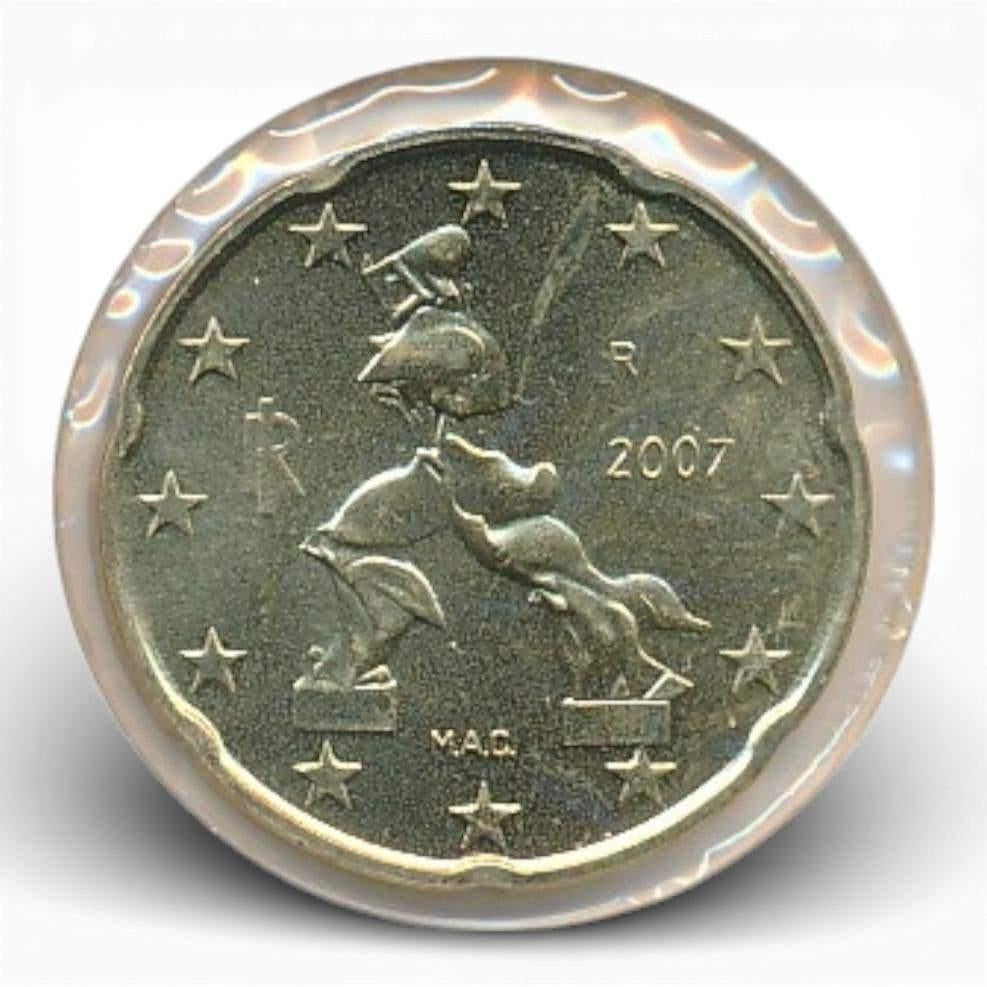 Italië 20 eurocent 2007, Postzegels en Munten, Munten | Europa | Euromunten, Ophalen of Verzenden, Italië, 20 cent, Losse munt