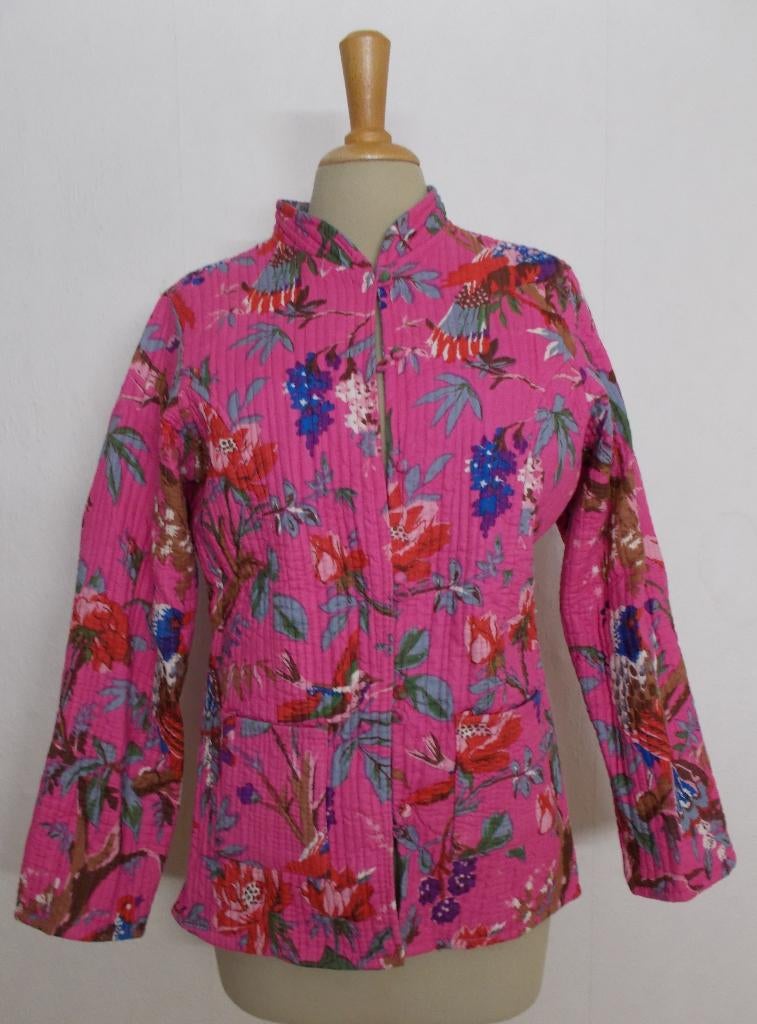 Vrolijk 2 zijdig draagbaar watteer jasje/kimono jasje! M, Maat 38/40 (M), Overige kleuren, Ophalen of Verzenden, Zo goed als nieuw
