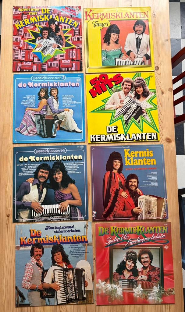 Collectie/ partij De Kermisklanten 16 LP'S, Ophalen of Verzenden, Gebruikt, 12 inch, Levenslied of Smartlap