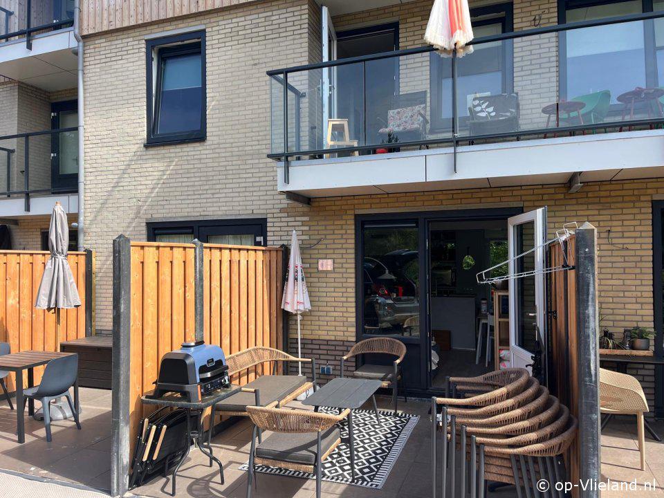Appartement 2 - 4 of 5 personen te huur VLIELAND, 5 personen, 2 slaapkamers, Wasmachine, Appartement