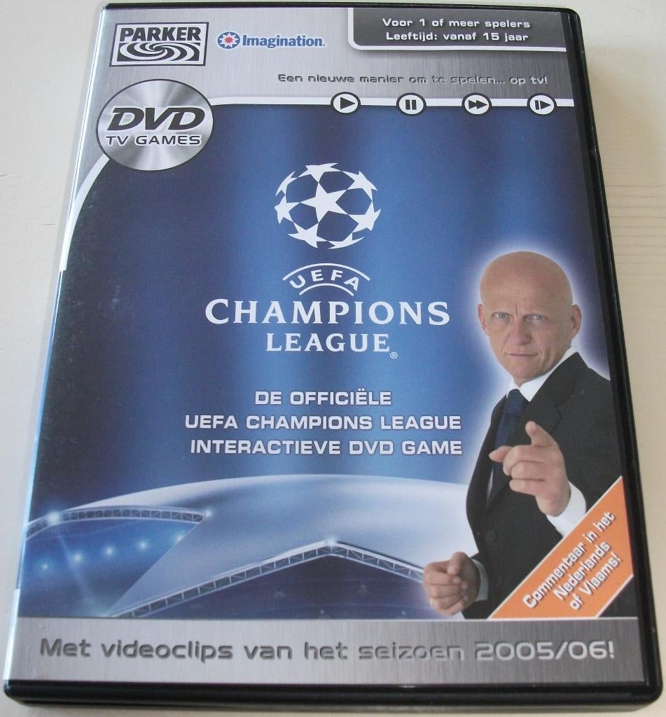 Dvd *** UEFA CHAMPIONS LEAGUE *** Interactieve Dvd Game, Cd's en Dvd's, Voetbal, Vanaf 16 jaar, Overige typen, Ophalen of Verzenden