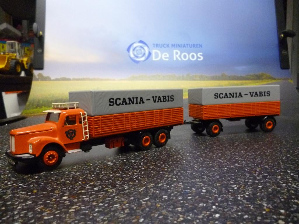 Tekno Scania Vabis torpedo 76 demo, Hobby en Vrije tijd, Modelauto's | 1:50, Ophalen of Verzenden, Nieuw, Bus of Vrachtwagen, Tekno
