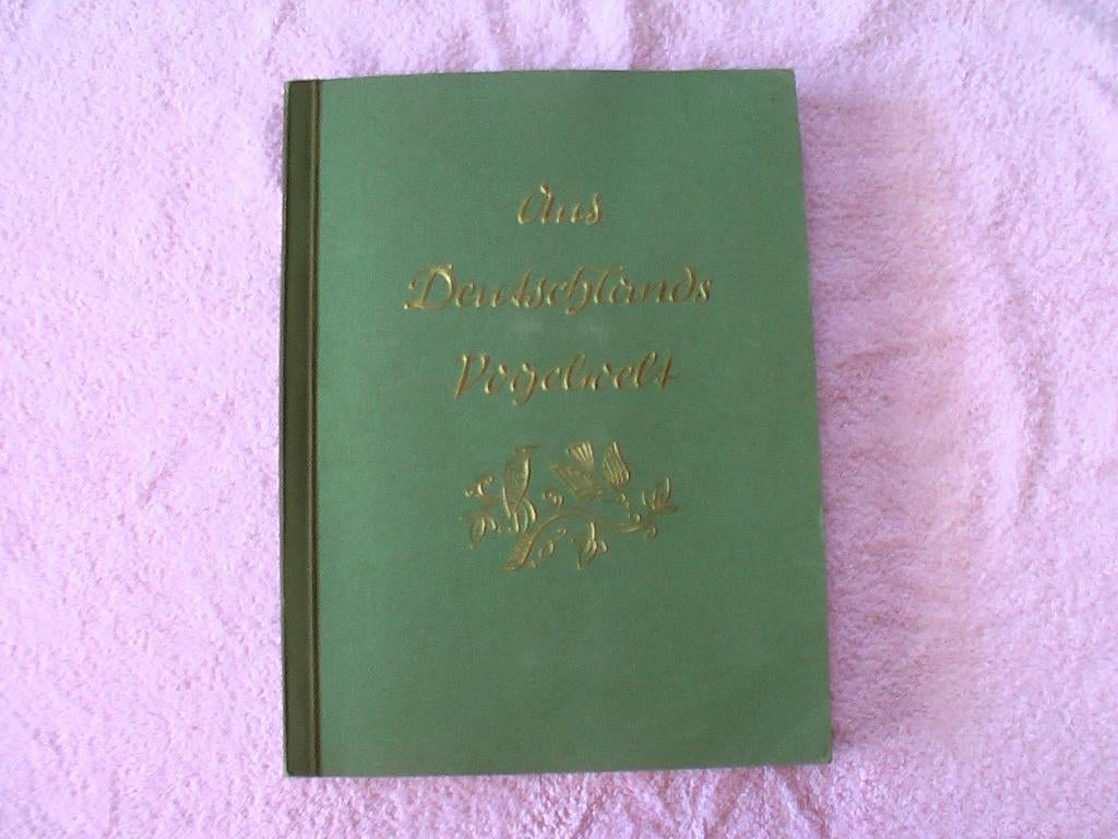 Plaatjesalbum:  Over de Duitse vogelwereld (Groen)  uit 1932, Ophalen of Verzenden, Zo goed als nieuw, Plaatjesalbum