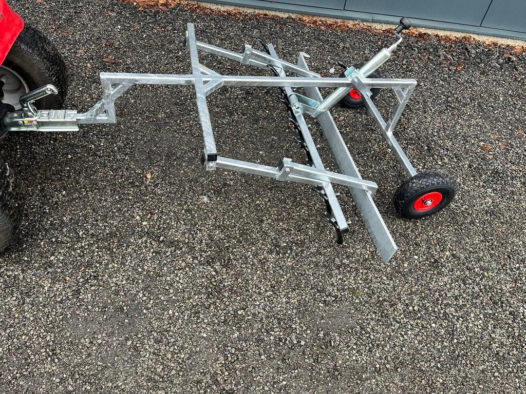 Foto 3 van Manegevlakker Baksleel Bodemvlakker voor zitmaaier of Quad