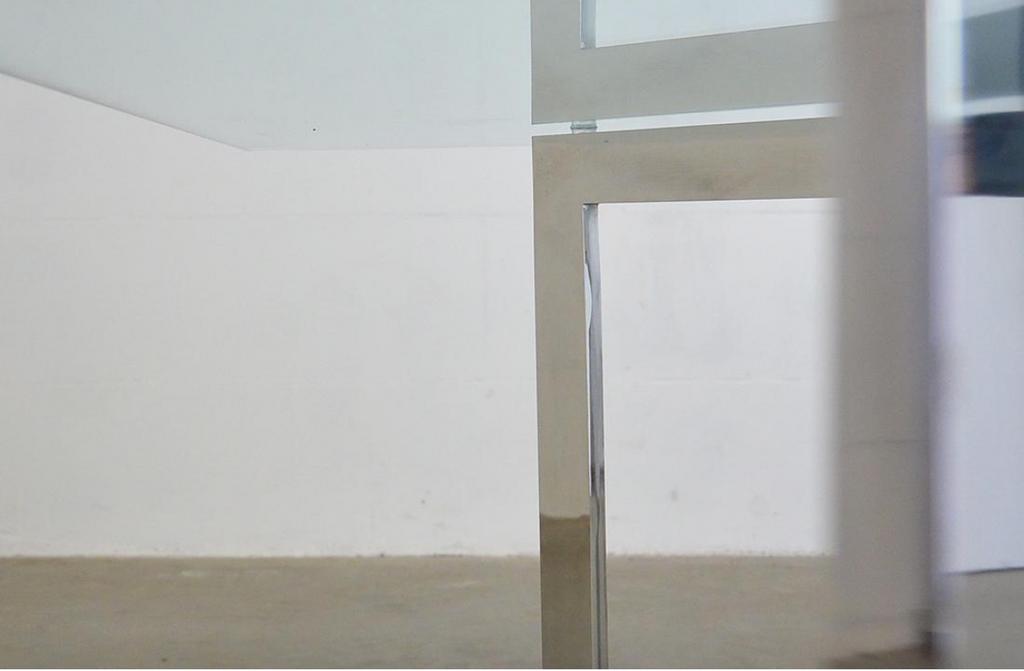 Glazen tafel Replica Mies van Rohe, Ophalen, Nieuw in verpakking