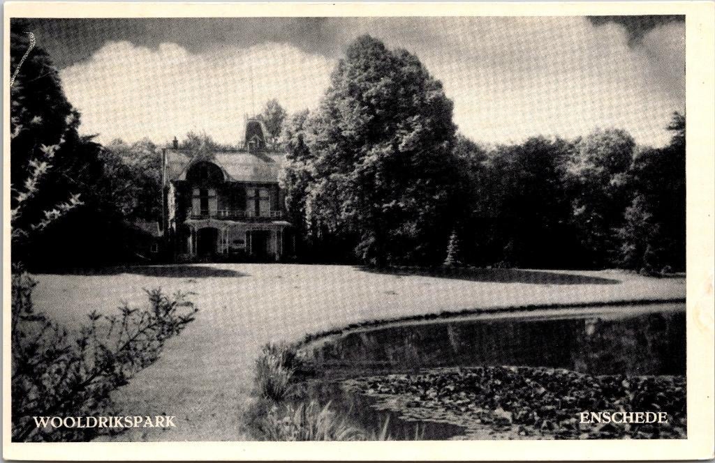 Enschede - Wooldrikspark, Verzamelen, Verzenden, 1940 tot 1960, Ongelopen, Overijssel