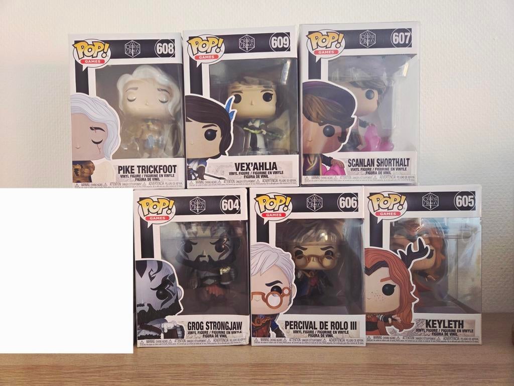 Vox Machina Funko Pops, Verzamelen, Poppetjes en Figuurtjes, Zo goed als nieuw, Ophalen of Verzenden