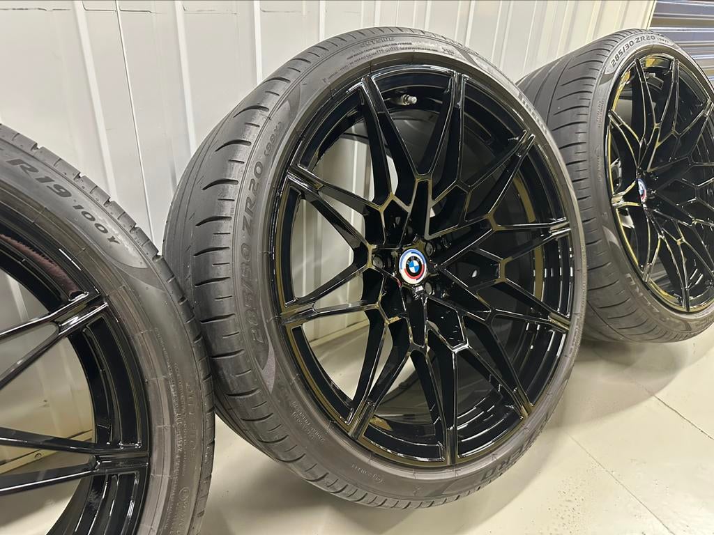 19/20'' Ori Bmw M3 G80 M4 G82 G81 M2 G87 826m set Pirelli, Auto-onderdelen, Banden en Velgen, Gebruikt, 285 mm, Banden en Velgen