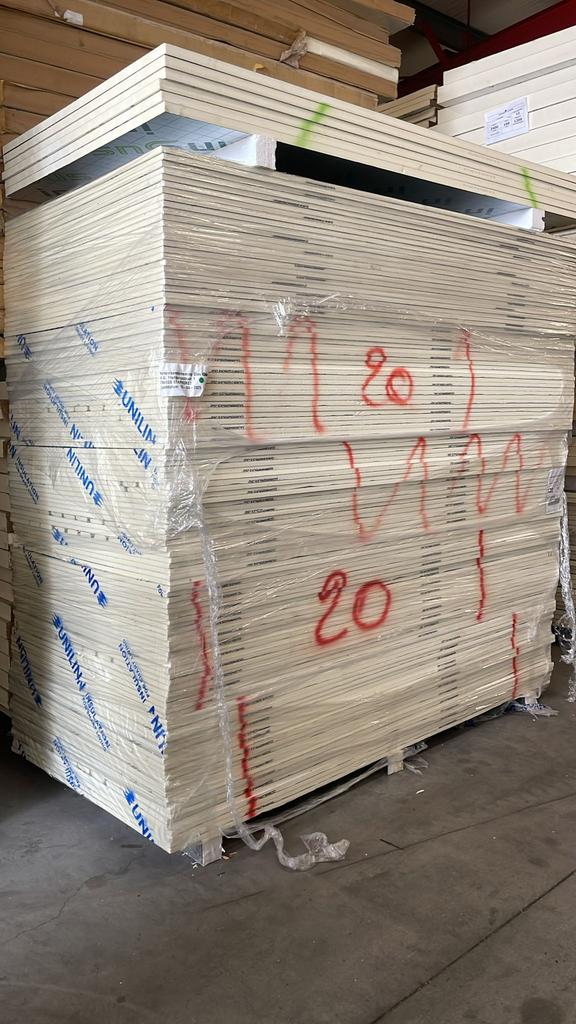 20 mm pir 240 x 120 cm alu A keus en B keus, Doe-het-zelf en Verbouw, Isolatie en Afdichting, Ophalen, Nieuw, Hardschuim (Pir)