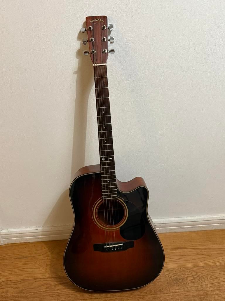 Sigma DM-4CV, Ophalen of Verzenden, Gebruikt, Western- of Steelstringgitaar