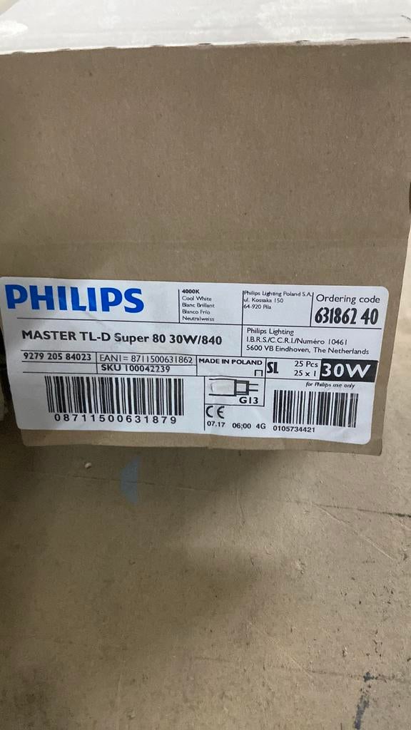 Tl buizen 30 watt kleur 840, Minder dan 30 watt, Overige typen, Nieuw, Overige fittingen