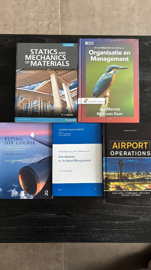 Collectie schoolboeken opleiding Aviation, Engels, Nieuw, Diverse auteurs, Ophalen of Verzenden