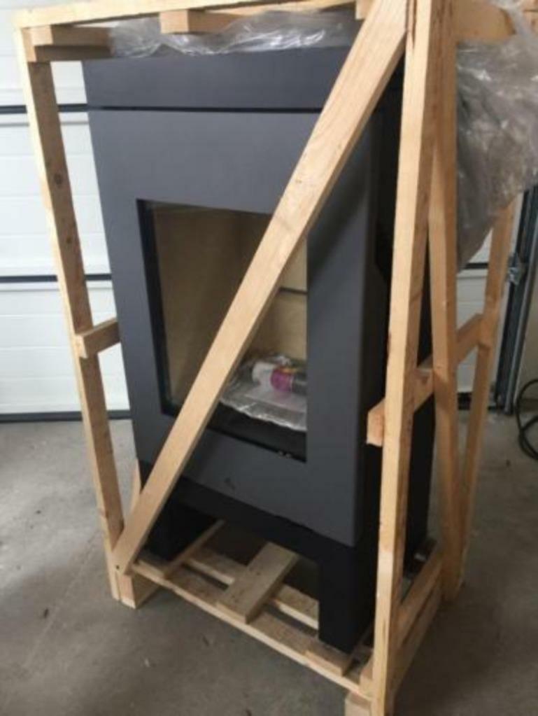 !!!! FAILLISEMENTSPARTIJ Faber Oskar houtkachel 8 kw !!, Nieuw, Hout, Vrijstaand