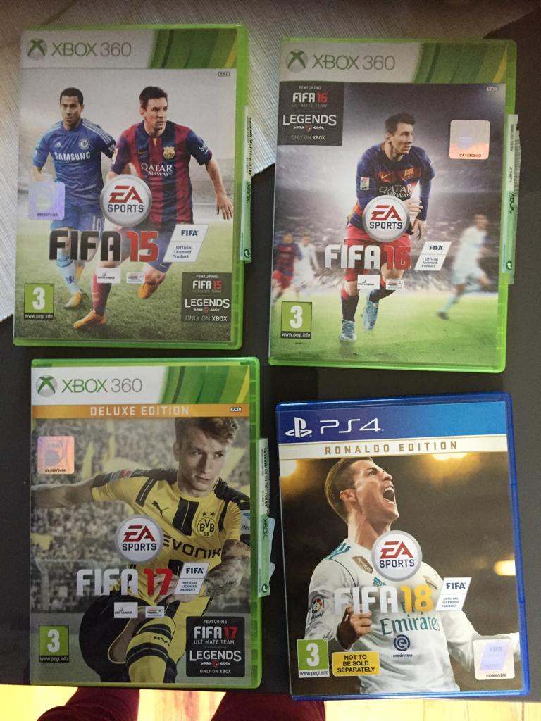 Fifa 18 PS4 Ronaldo edition, Ophalen of Verzenden, Zo goed als nieuw, Sport, 3 spelers of meer