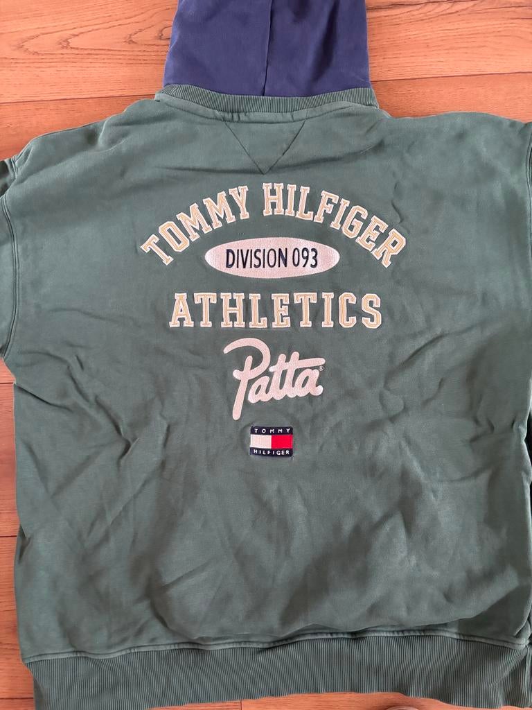 Patta x Tommy Hilfiger Hoodie XL, Ophalen of Verzenden, Zo goed als nieuw, Maat 56/58 (XL), Groen
