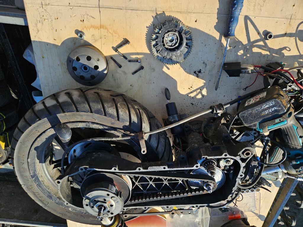 Piaggio Motorblok Aprilia SR SR50 onderdeel DD Gilera Runnen, Aprilia, SR, Gebruikt, Ophalen of Verzenden