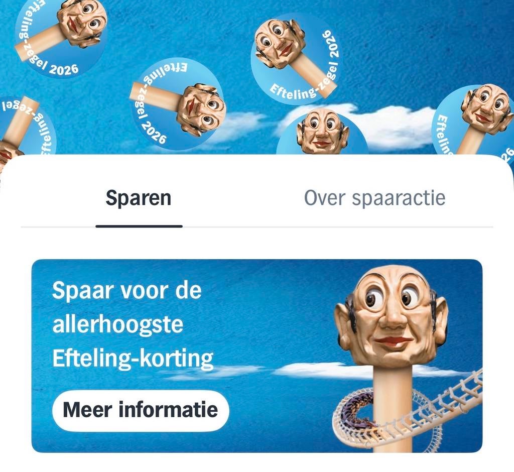 Eftelingkortingsactie volle spaarkaart, Kortingskaart