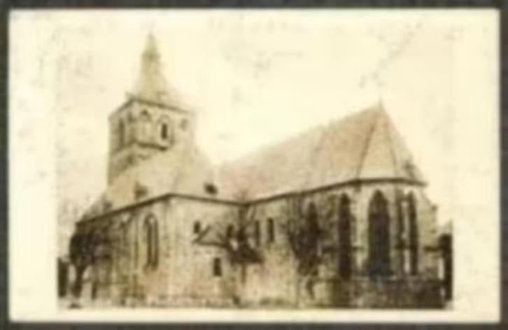Oldenzaal St. Plechelmus-Kerk Fotokaart 1932., Ophalen of Verzenden, 1920 tot 1940, Gelopen, Overijssel