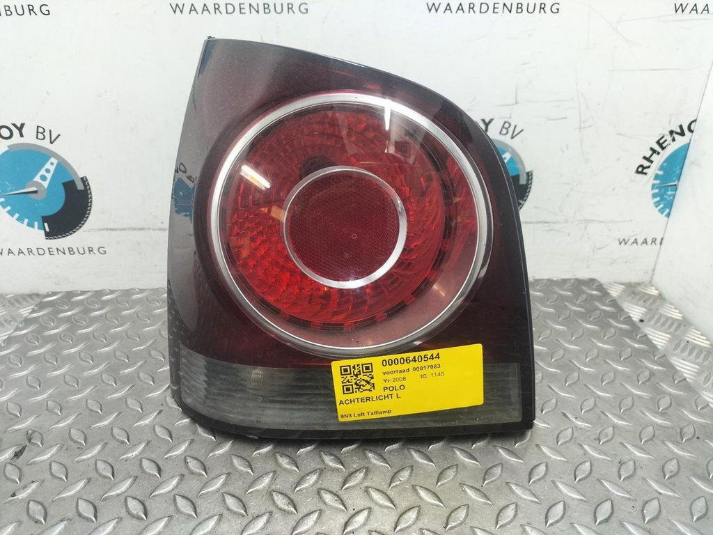 VOLKSWAGEN POLO 9N3 1.4-16V Optive  ACHTERLICHT L 2008, Ophalen of Verzenden, Gebruikt, Stiba lid