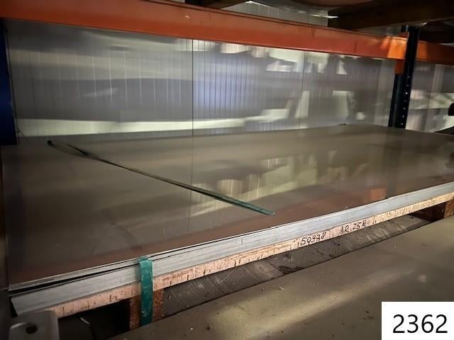 2125. Diverse rvs platen / rvs plaat, Ophalen, Nieuw, Overige metalen