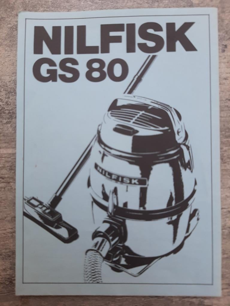 Nilfisk GS 80 gebruiksaanwijzing, handleiding, folder, Ophalen of Verzenden