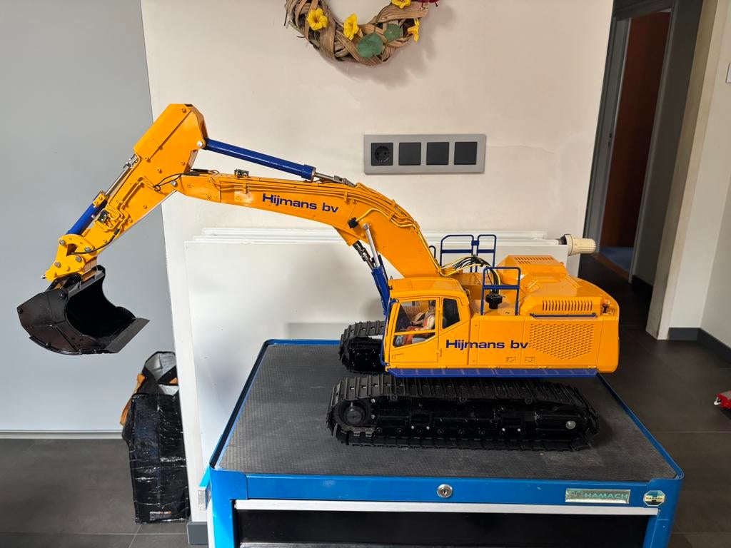 Tamiya 1/14 Volvo EC 550 Mobiele Kraan 3D, Ophalen, Zo goed als nieuw, Overige schalen, Onderdeel