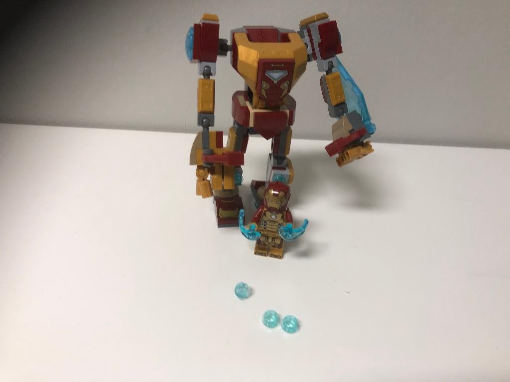 lego marvel avengers   76203 iron man - compleet, Ophalen of Verzenden, Zo goed als nieuw, Complete set, Lego